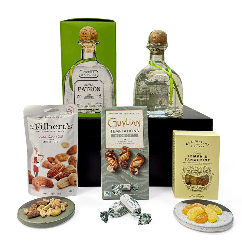 PATRÓN Silver Gourmet Tequila Gift Hamper