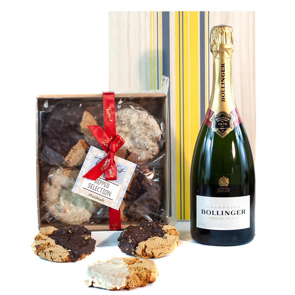 Bollinger & Hand made Dipped Cookies