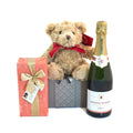 Teddy Bear, Champagne & Chocolate Gift Hamper