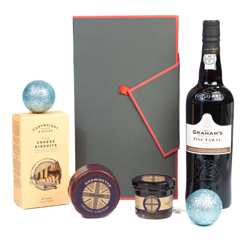 Port Wine and Cheese Gift Hamper