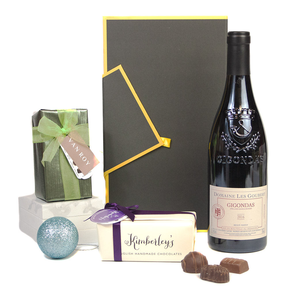 Exceptional Wine & Double Chocolate Gift Hamper