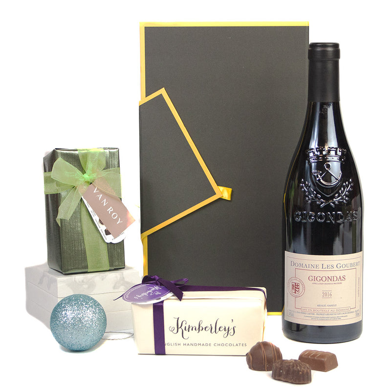 Exceptional Wine & Double Chocolate Gift Hamper