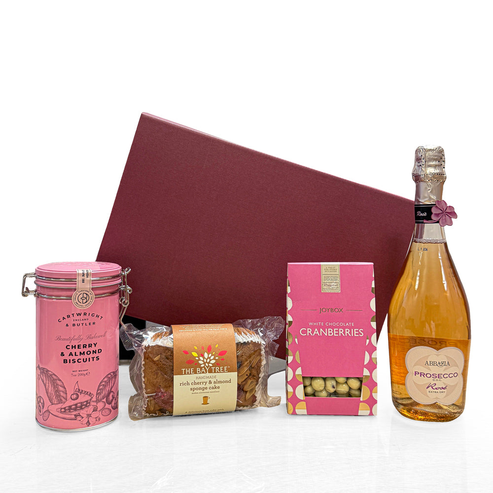 Glamorous & pink Prosecco Gift hamper