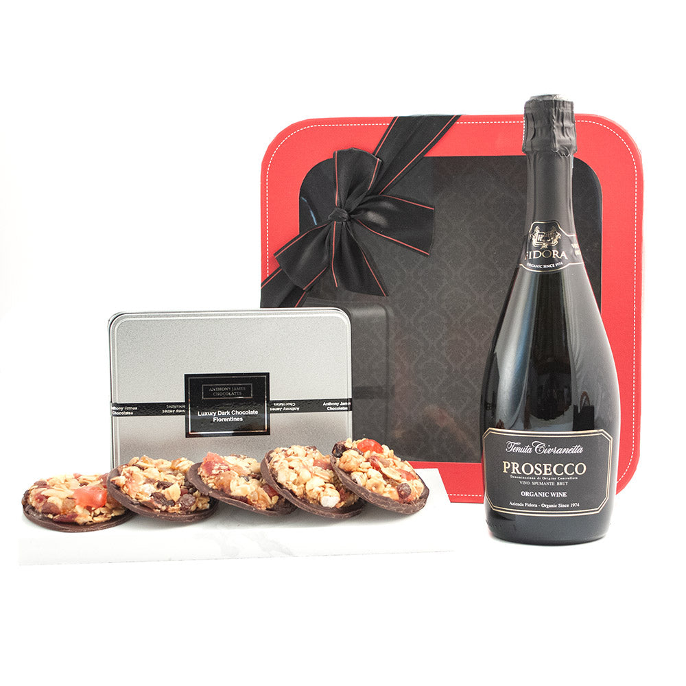 Organic Prosecco & Florentine Biscuits