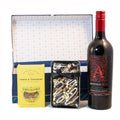 Red Wine and Luxury Cake Gift Hamper