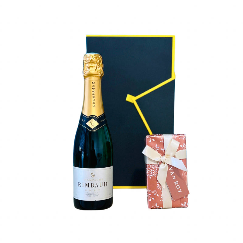 Half Champagne and Chocolate