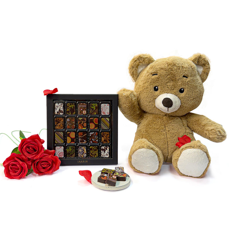 Teddy Bear & Premium Chocolates Gift Hamper