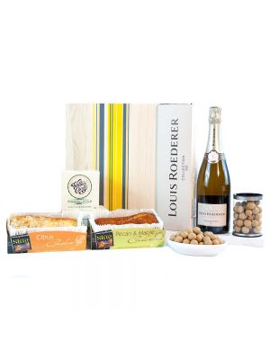 Champagne, Double Cakes & Chocolates Gift Hamper