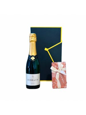 Half Champagne and Chocolate